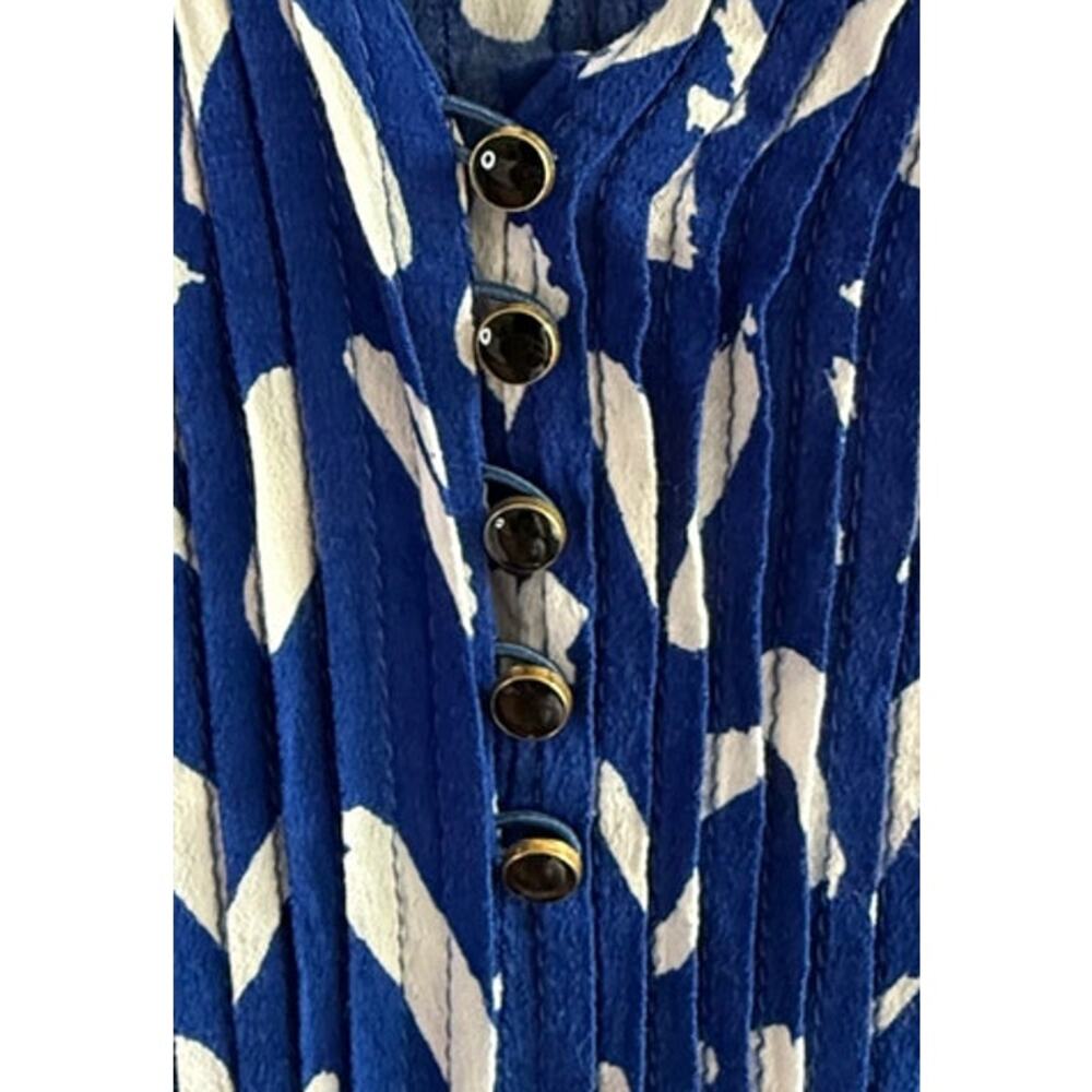Maeve Anthropologie Caravane Drop Waist Dress | Blue & White | Size M | EUC - Picture 5 of 6